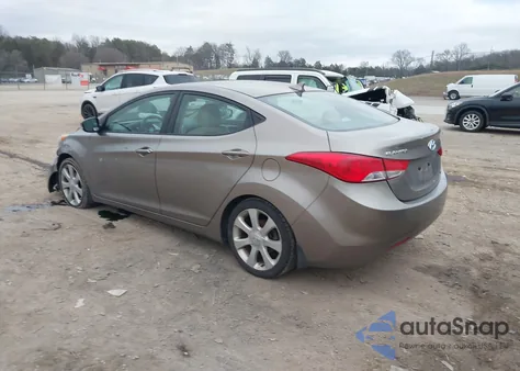 2013 Hyundai Elantra Limited from USA, damaged, VIN 5NPDH4AE4DH194553